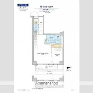 プラウドフラット浅草トレサージュ【4階】の間取り
