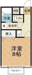 ハイムサンライズA【105号室】の間取り