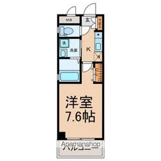SUN STATE白壁【3階】の間取り