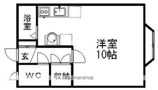 コーポTOMY【101号室】の間取り