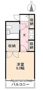 円尾マンション【3階】の間取り