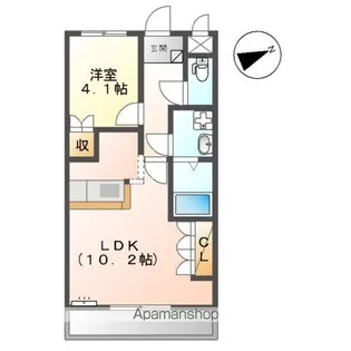 シェレンフィール【102号室】の間取り