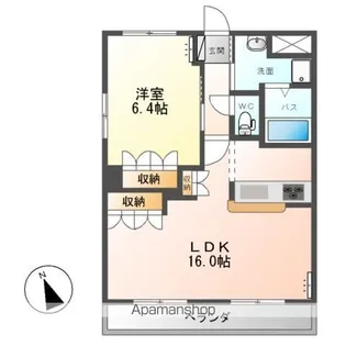 アーバニー【1階】の間取り