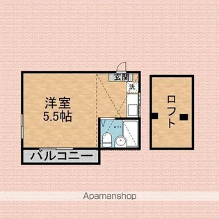 ジュネスハイツ【2階】の間取り