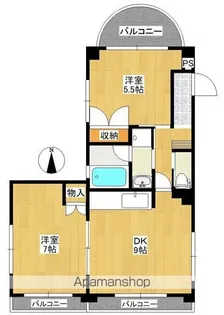 サンライズマンション【302号室】の間取り