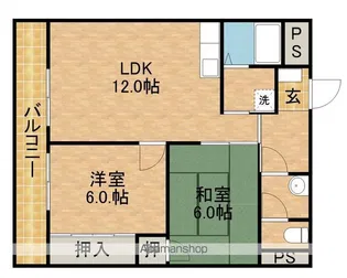 SURPLUSチェリー【2階】の間取り