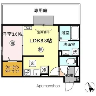 BRILLIA TWIN STAGE(ブリリア ツイン ステージ【1階】の間取り