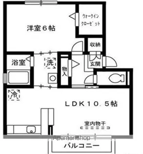 リバーヒルズ【1階】の間取り