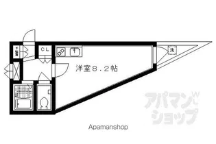 サンプラザ三越【201号室】の間取り