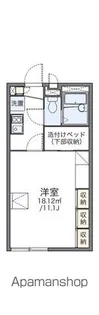 レオパレス広貴B【204号室】の間取り