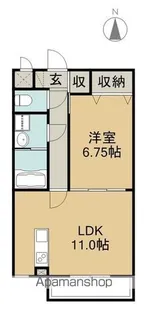 僚蘭舎【2階】の間取り