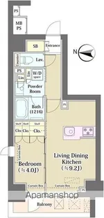 クリオラベルヴィ元浅草【10階】の間取り