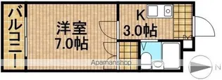 すみれ館Ⅱ【3階】の間取り