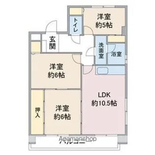 メゾン志水【2階】の間取り
