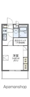 レオパレスヴァンティアン【1階】の間取り