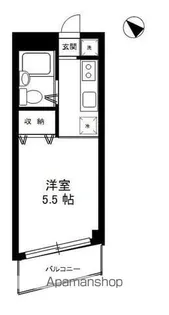 メゾン行徳駅前【3階】の間取り