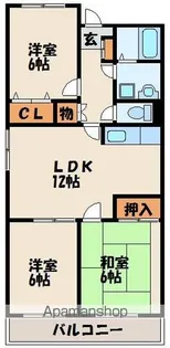 アマランス・キノ【4階】の間取り