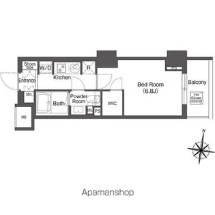 コンフォリア森下リバーサイド【6階】の間取り
