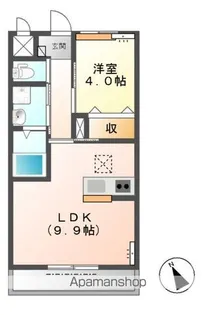 エンプレスⅠ【1階】の間取り