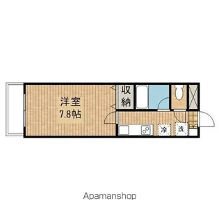 いとう仙【8階】の間取り