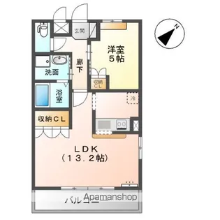グラン・ウッドB【2階】の間取り