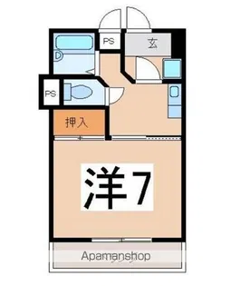 メイリリー幸町【417号室号室】の間取り