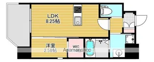 リファレンス竹下駅前【11階】の間取り