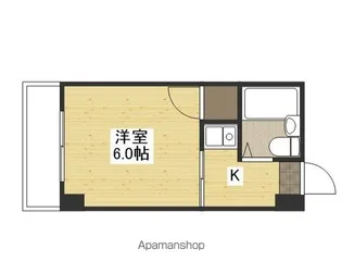 ハイパーク庚午【401号室】の間取り