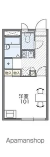 レオパレスシーサイド牧の鼻【1階】の間取り