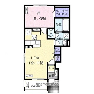 ルミエール【1階】の間取り