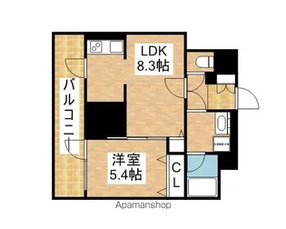 プレミアムコート葵【1402号室】の間取り