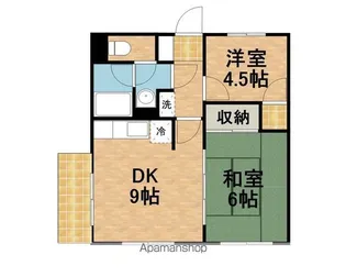 ユーコート西八王子Ⅱ【105号室】の間取り