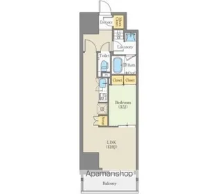 CORNES HOUSE NAGOYA【4階】の間取り