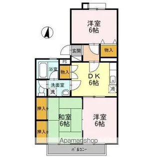 ラフィーネ 五番館【1階】の間取り