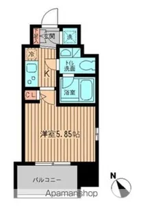レジディア大森【3階】の間取り