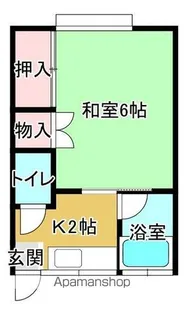 青山ハイツ【10号室】の間取り