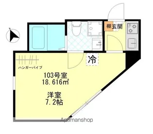 GARDENS小金井【1階】の間取り