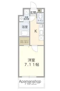 KOMACHI−SO 17【207号室】の間取り