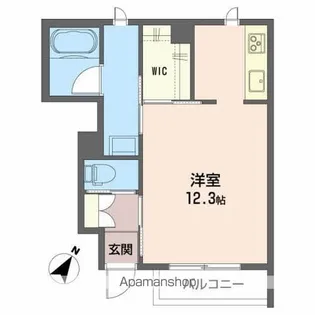 セルディーナ清水町【1階】の間取り