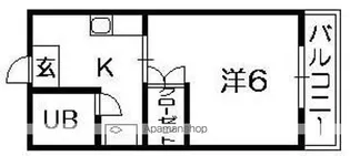 プレヂデントマンションⅠ【202号室】の間取り