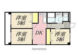 ラフォーレ知手【2階】の間取り