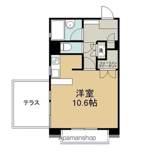 クレストパレス南行徳【1階】の間取り