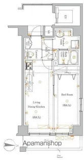 シャルム亀戸【6階】の間取り