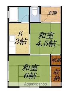 コーポ輪【2階】の間取り