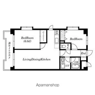 ドエル習志野台【4階】の間取り