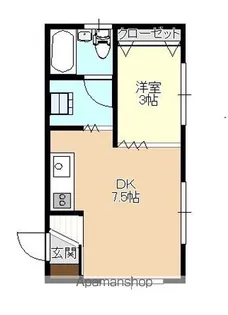 NEXT LINK【103号室】の間取り