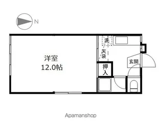大成アパート【1階】の間取り