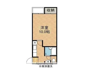 グランデ赤坂【205号室】の間取り