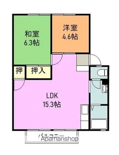 サンビレッジ赤羽【A202号室】の間取り