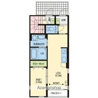 MONOLIE(モノリエ)【1階】の間取り